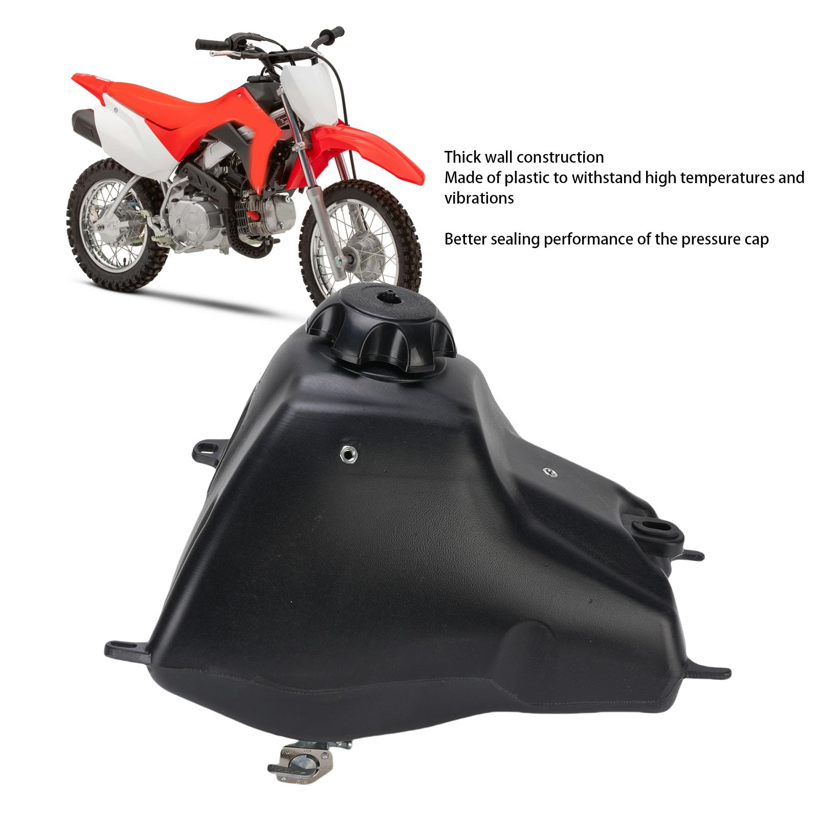 Amazon.co.jp: xuuyuu 8L 容量燃料ガスタンク頑丈な ABS 構造 CRF70
